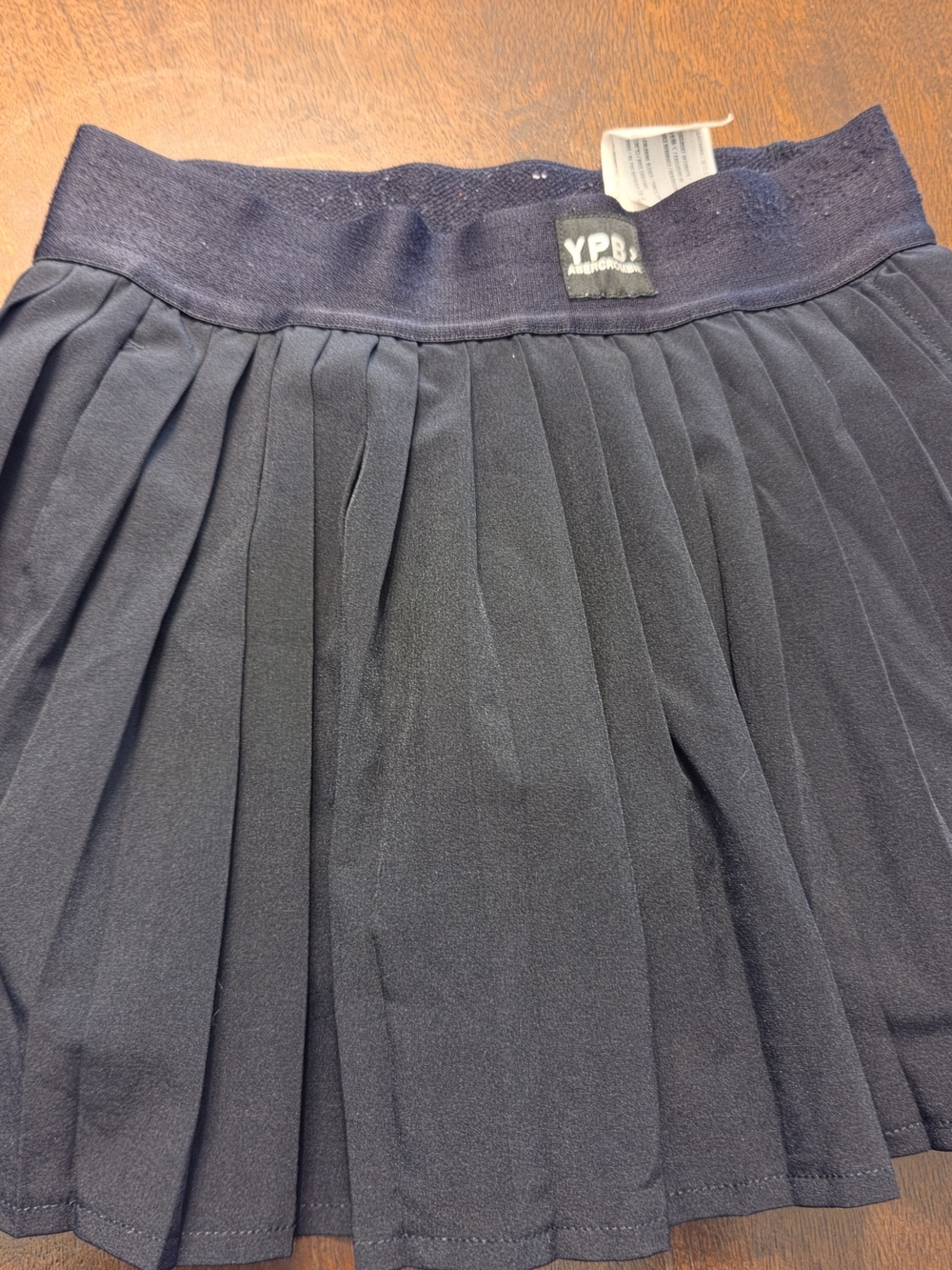 Abercrombie & Fitch Navy Pleated Kids Skirt